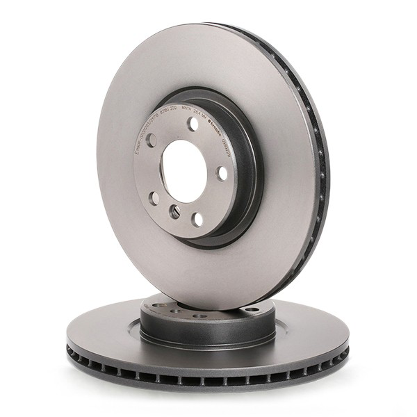 Disco do freio dianteiro 09992211 Brembo