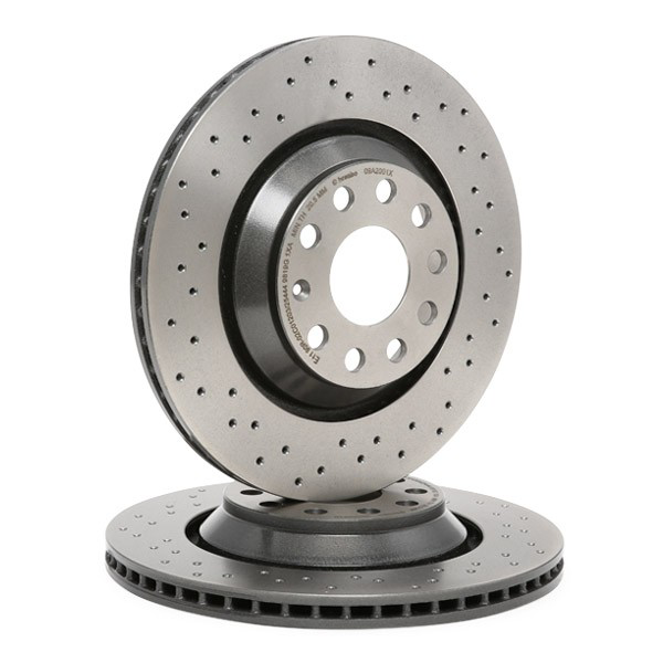 Disco do freio traseiro Brembo 09A2001X