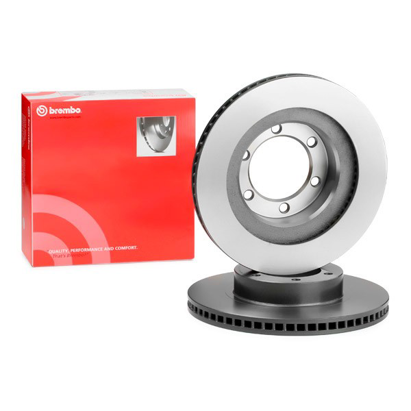 Disco do freio dianteiro 09A20411 Brembo