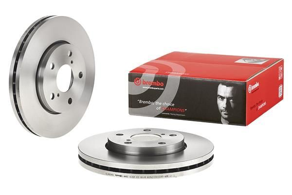 Disco do freio dianteiro 09A28410 Brembo