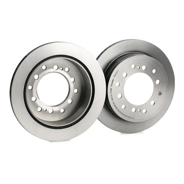 Disco do freio traseiro 09A33411 Brembo