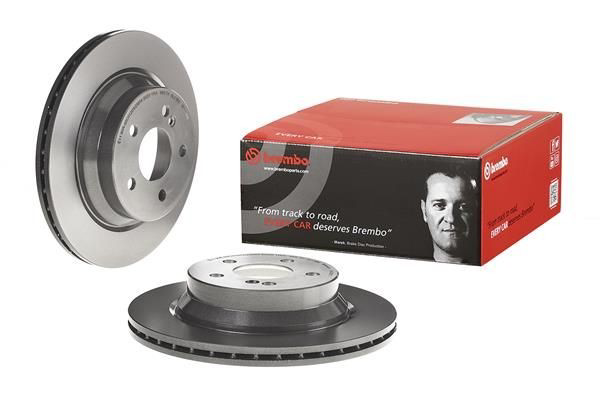 Disco do freio traseiro 09A35811 Brembo