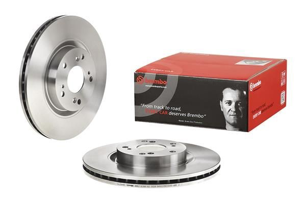 Disco do freio dianteiro 09A40710 Brembo