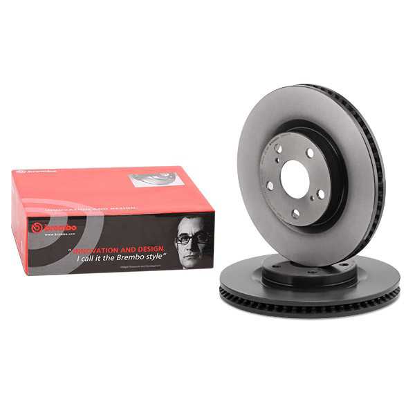 Disco do freio dianteiro 09A41711 Brembo