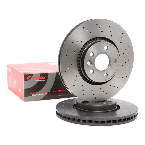 Disco do freio dianteiro 09A4261X Brembo
