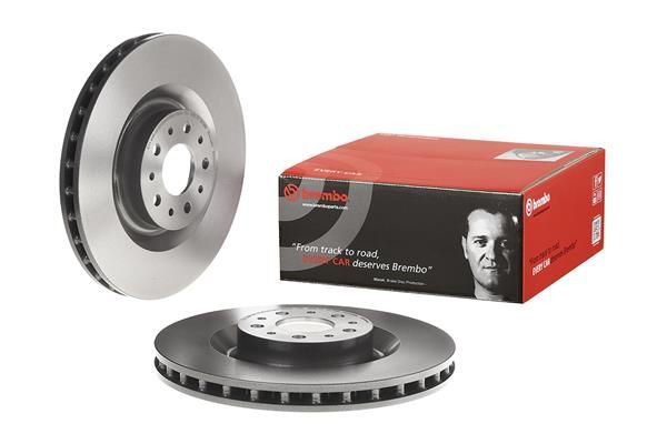 Disco do freio dianteiro Brembo 09A44441