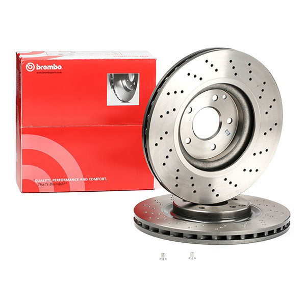 Disco do freio dianteiro 09A44821 Brembo