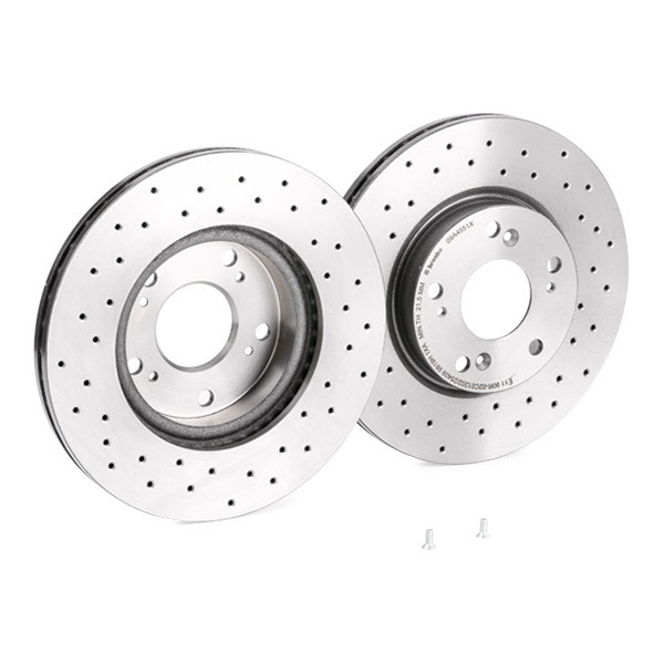 Disco do freio dianteiro Brembo 09A4551X