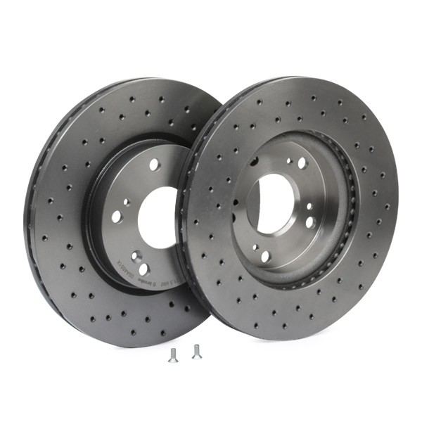 Disco do freio dianteiro 09A4551X Brembo