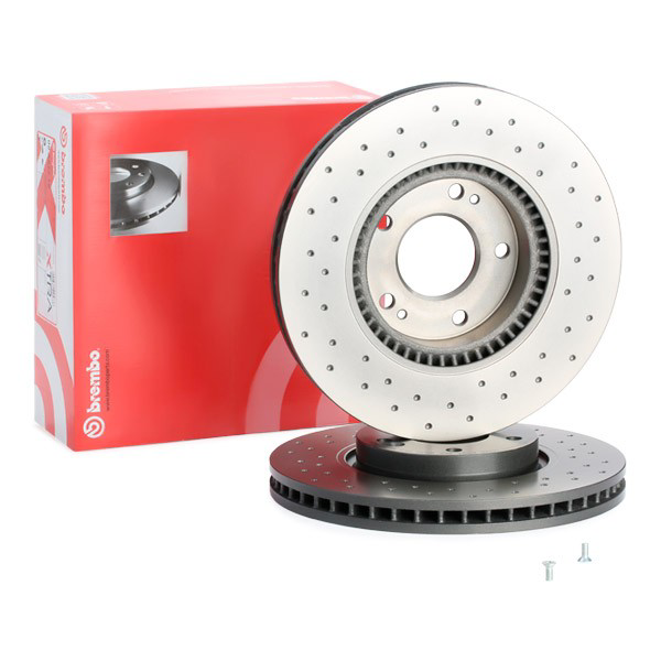 Disco do freio dianteiro 09A5321X Brembo