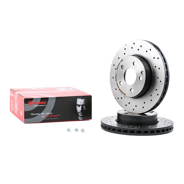 Disco do freio dianteiro Brembo 09A61351