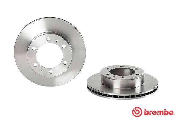 Disco do freio dianteiro 09A63410 Brembo