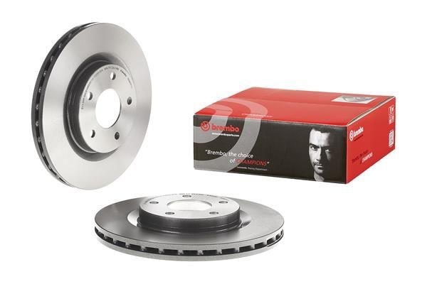 Disco do freio dianteiro 09A63711 Brembo