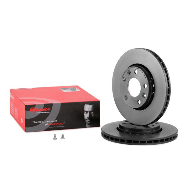 Disco do freio dianteiro 09A72711 Brembo