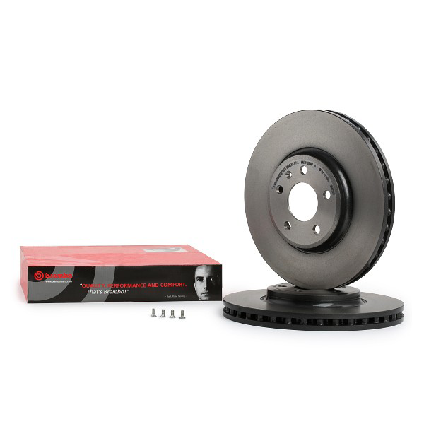 Disco do freio dianteiro 09A75811 Brembo