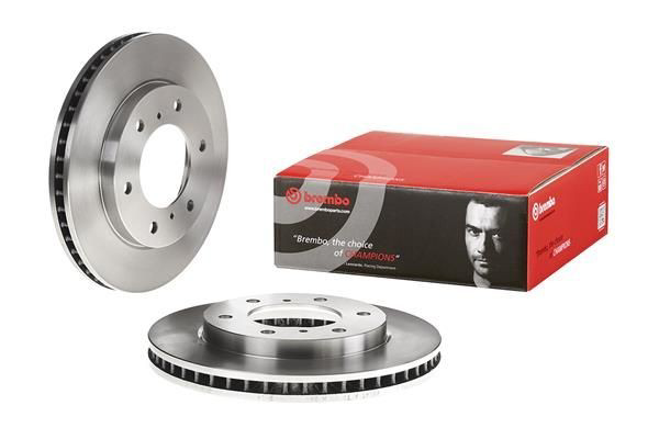 Disco do freio dianteiro 09A86810 Brembo