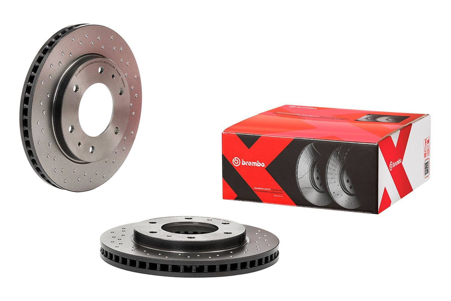 Disco do freio dianteiro 09A8681X Brembo