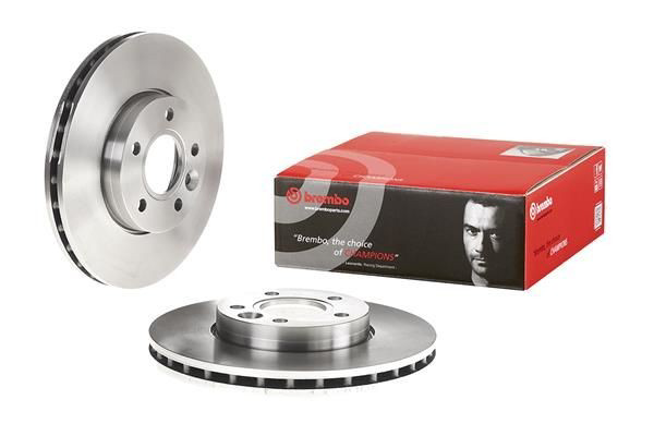 Disco do freio dianteiro 09A90510 Brembo