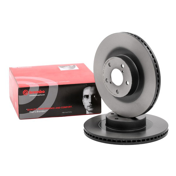 Disco do freio dianteiro 09A92111 Brembo