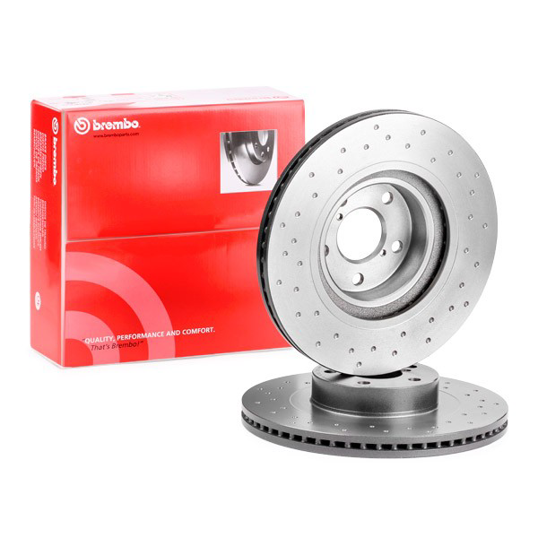 Disco do freio dianteiro Brembo 09A9211X
