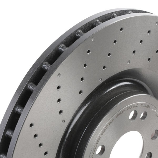 Disco do freio dianteiro 09A96021 Brembo