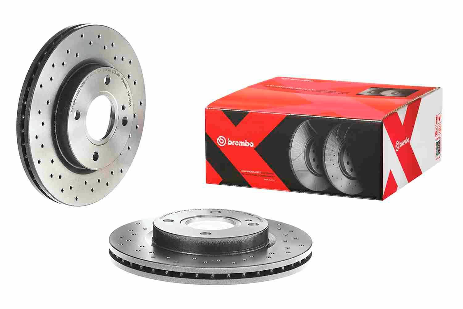 Compre 09A9682X Brembo Disco do freio dianteiro