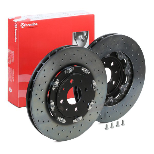 Disco do freio dianteiro Brembo 09B08513 preço, a partir de 378,06 USD