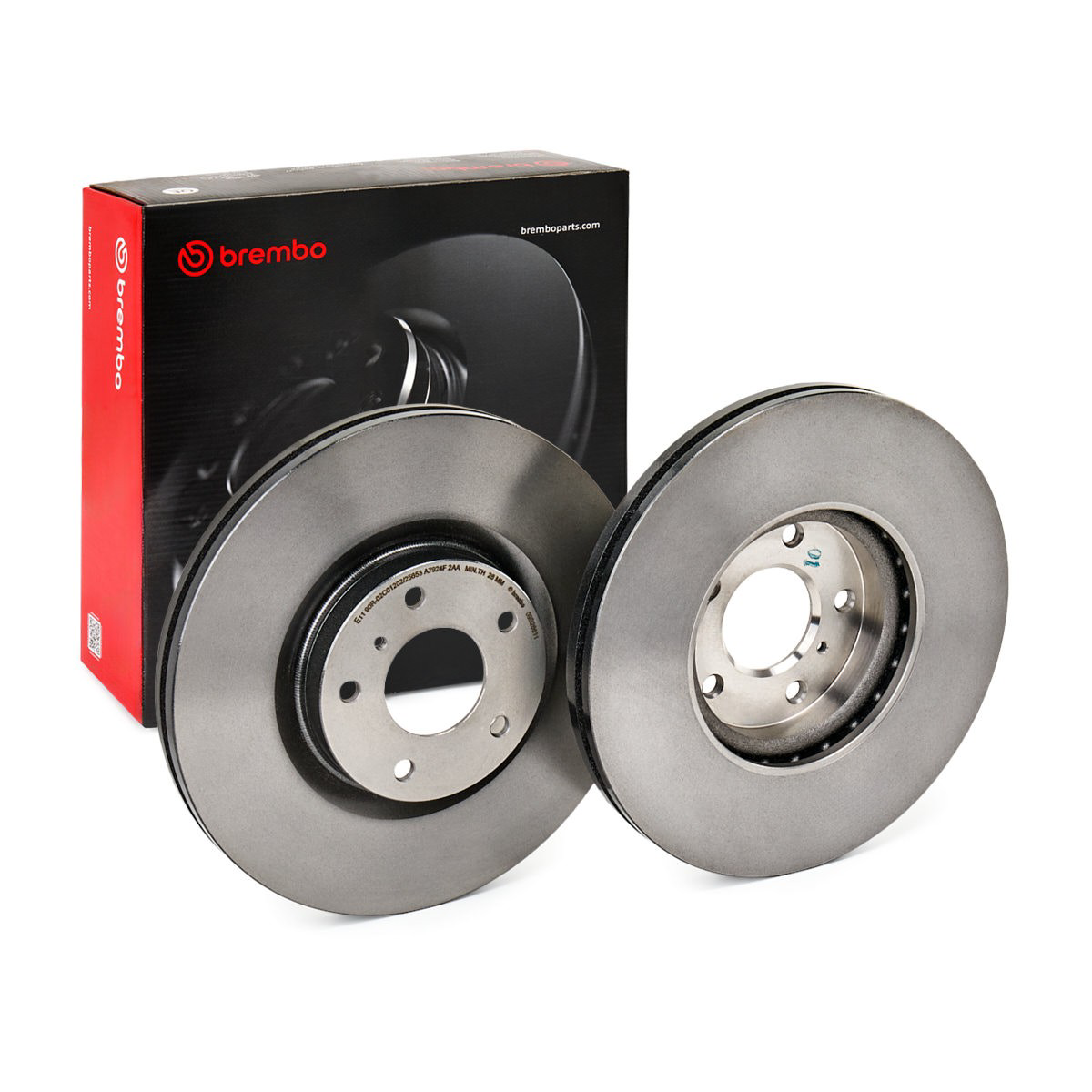 Disco do freio dianteiro 09B26611 Brembo
