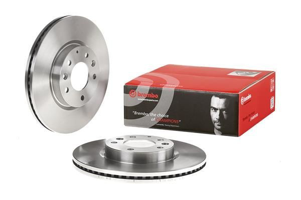Disco do freio dianteiro Brembo 09B27210