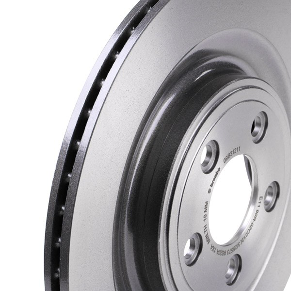 Disco do freio traseiro 09B31211 Brembo