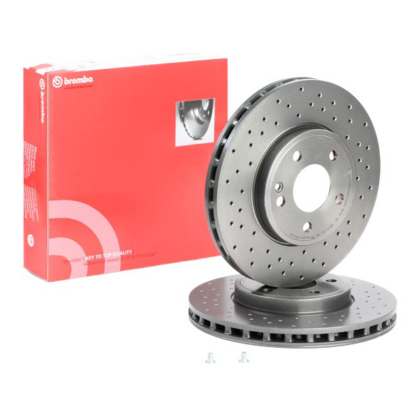 Disco do freio dianteiro 09B3444X Brembo