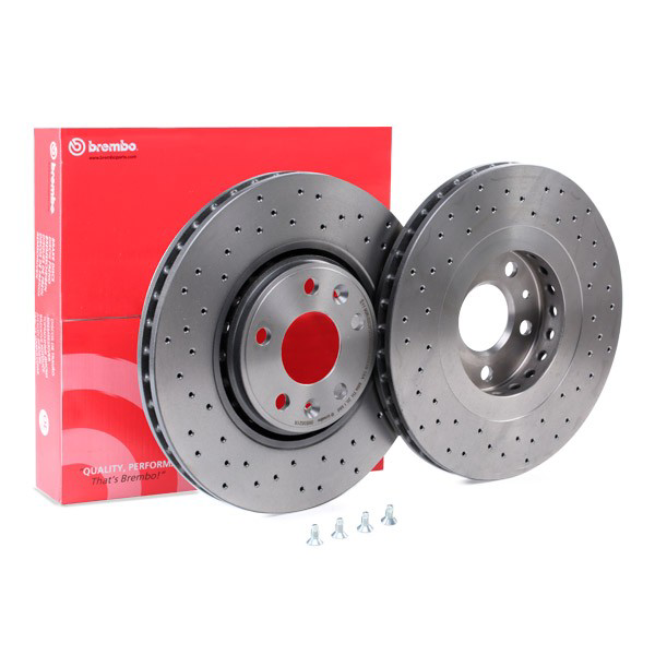 Disco do freio dianteiro Brembo 09B3521X