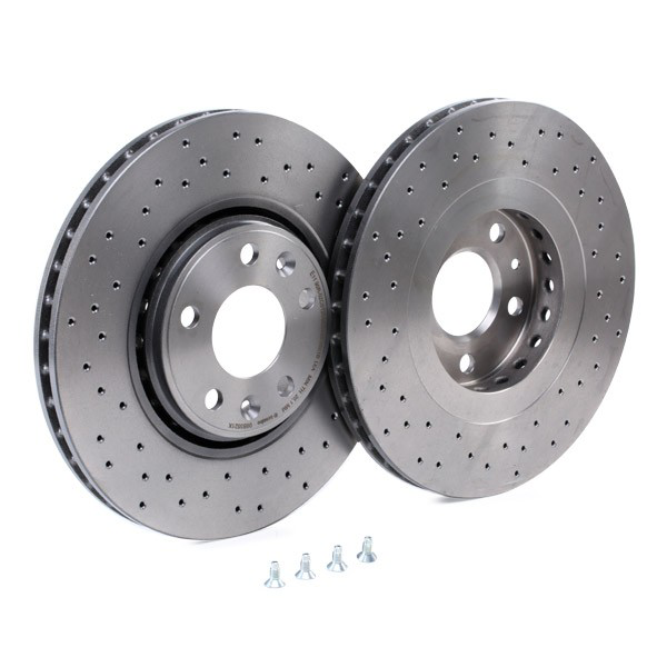 Disco do freio dianteiro 09B3521X Brembo