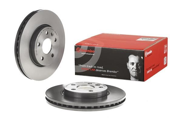 Disco do freio dianteiro 09B35511 Brembo