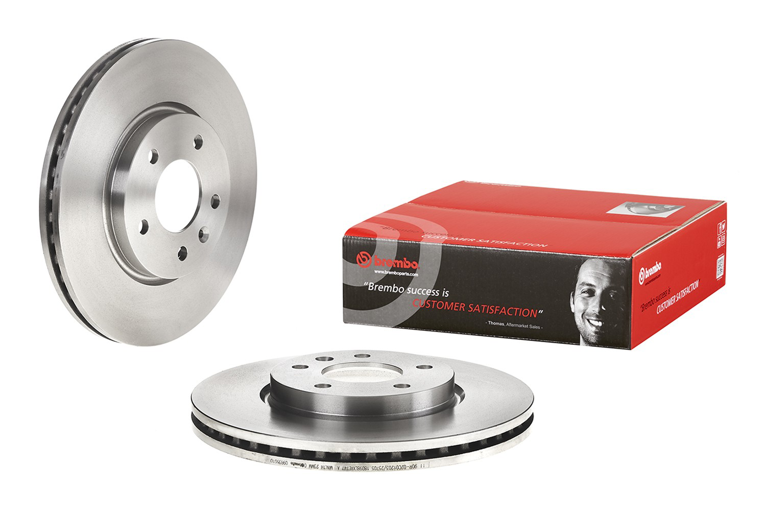 Compre 09B35610 Brembo Disco do freio dianteiro