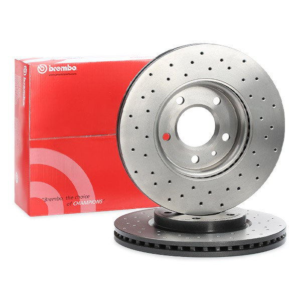 Disco do freio dianteiro Brembo 09B3561X