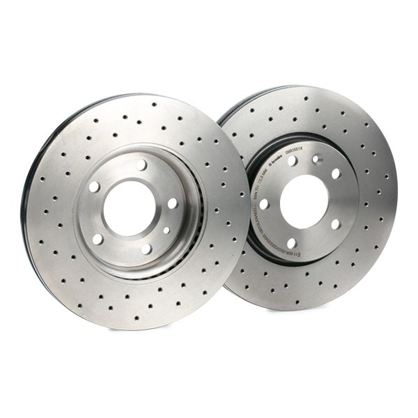 Compre 09B3561X Brembo Disco do freio dianteiro