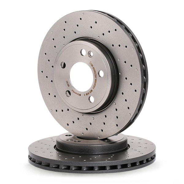 Disco do freio dianteiro 09B43651 Brembo