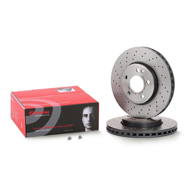 Disco do freio dianteiro Brembo 09B43651