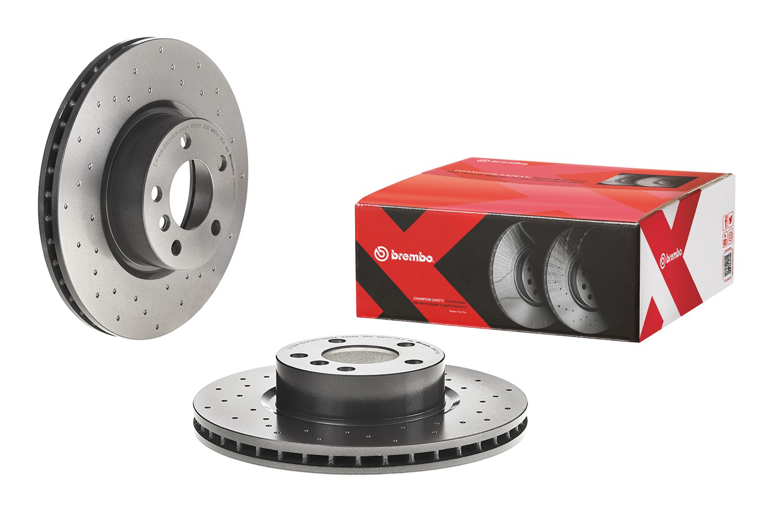 Disco do freio dianteiro Brembo 09B5701X preço, a partir de 80,09 USD