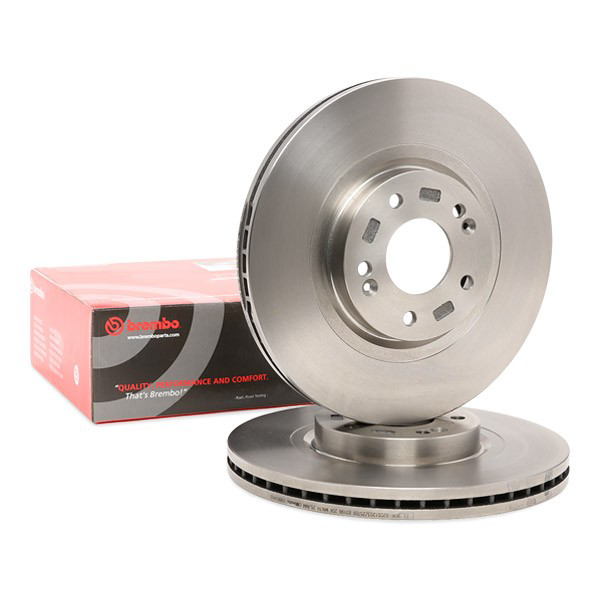Disco do freio dianteiro 09B61410 Brembo