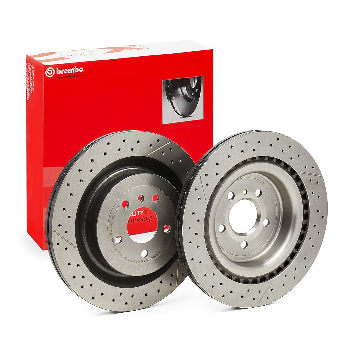 Compre 09B71011 Brembo Disco do freio traseiro