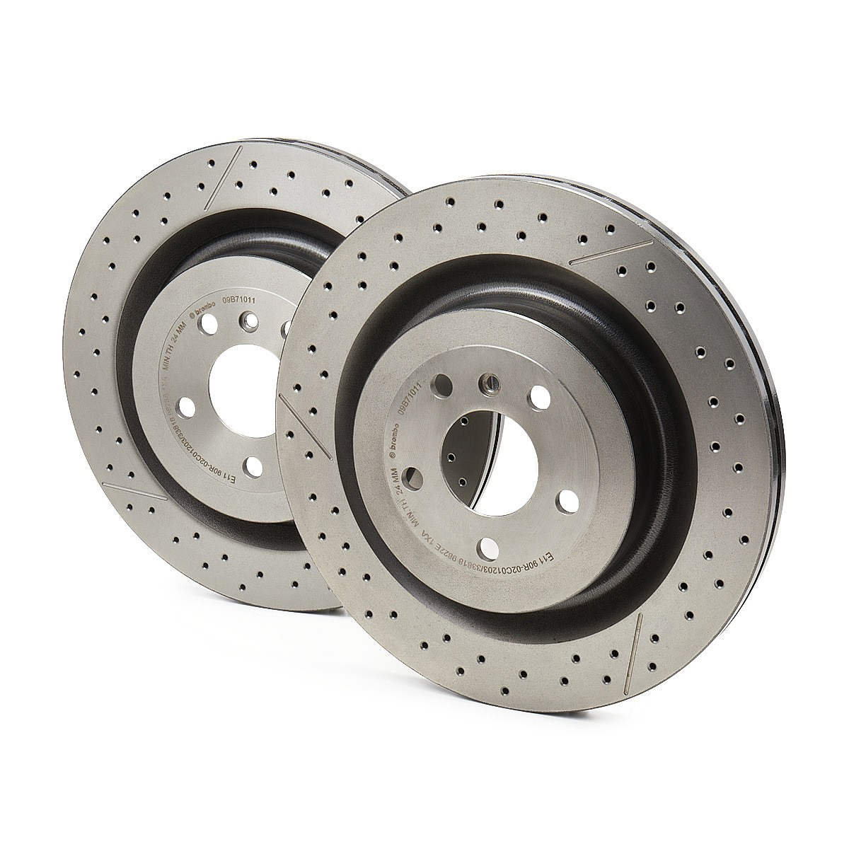 Disco do freio traseiro 09B71011 Brembo