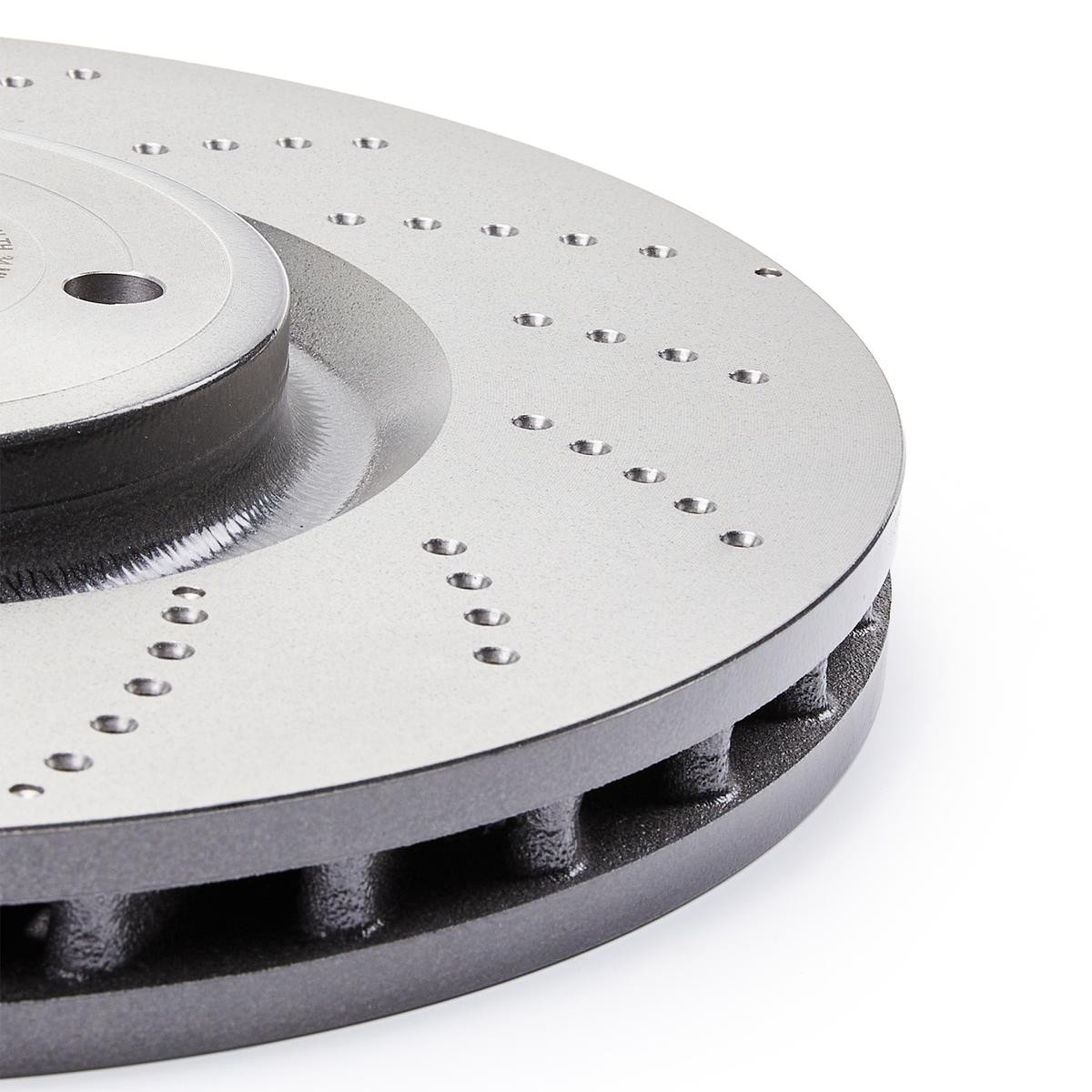 Disco do freio dianteiro 09B74751 Brembo