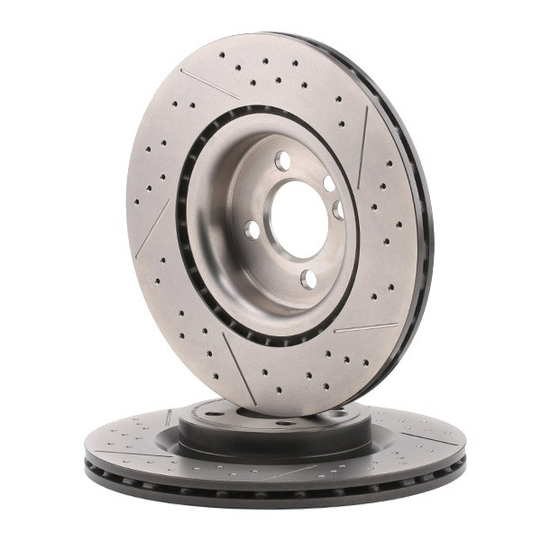 Disco do freio dianteiro Brembo 09B75421