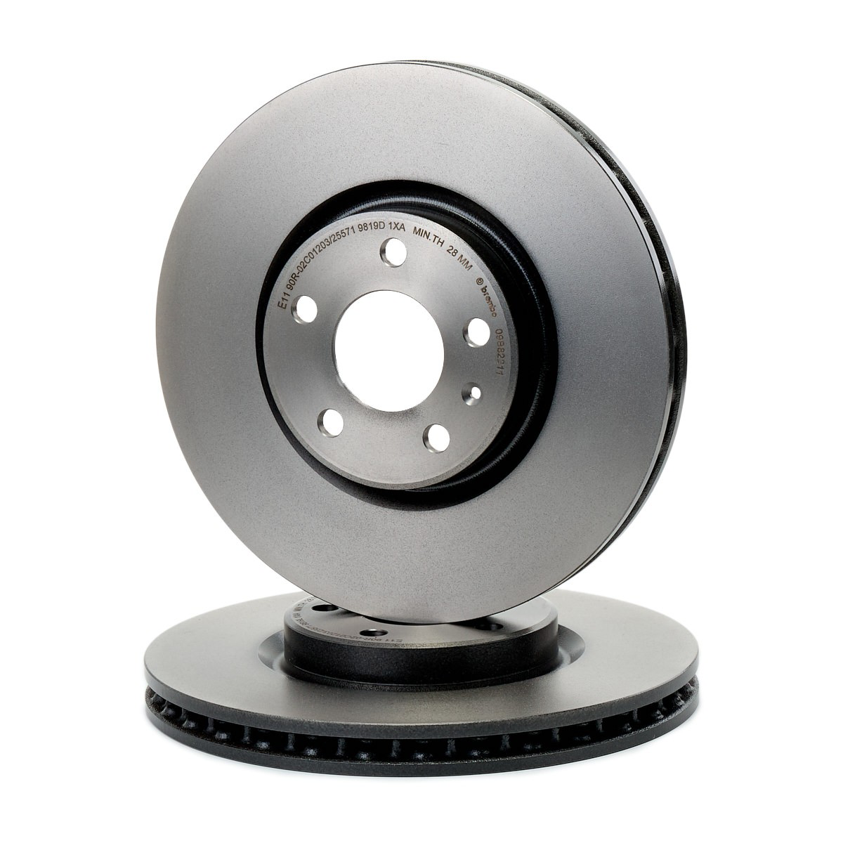 Disco do freio dianteiro Brembo 09B82211