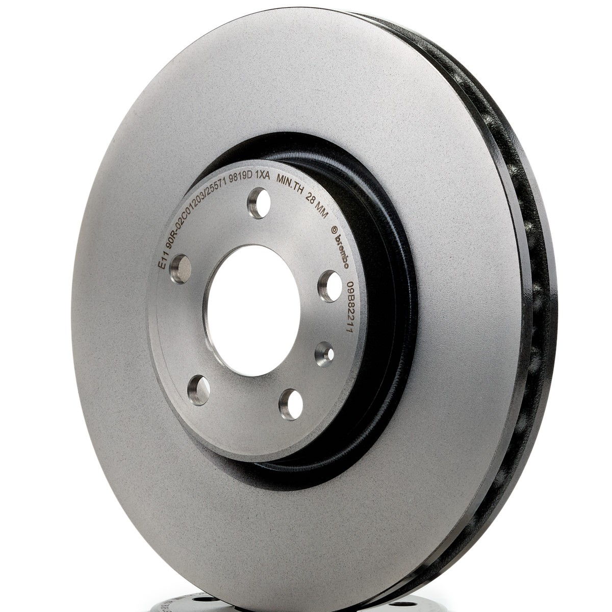 Disco do freio dianteiro 09B82211 Brembo