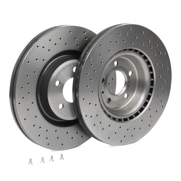 Disco do freio dianteiro Brembo 09B9701X