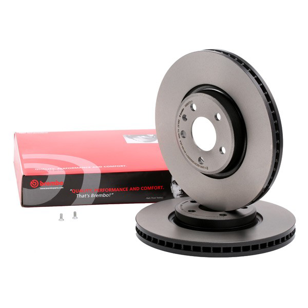 Disco do freio dianteiro 09B97211 Brembo