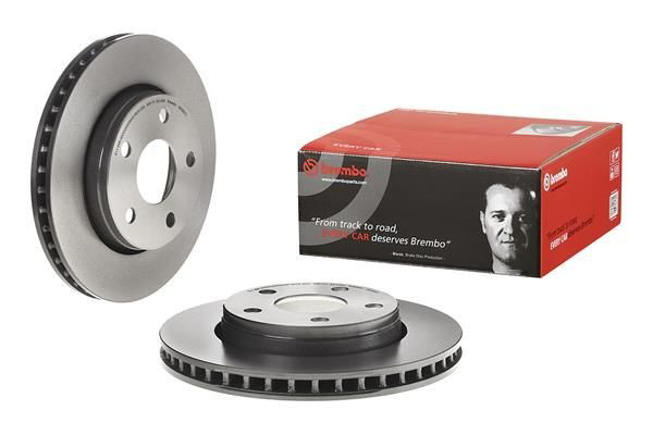 Disco do freio dianteiro 09C00311 Brembo